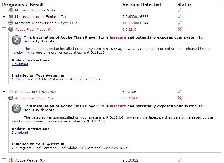 adobe flash player activex control 10.0 download