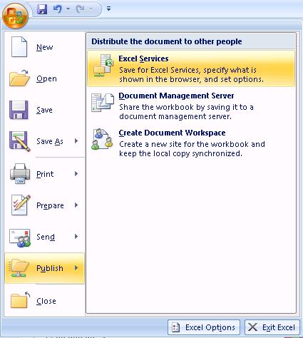 Display Excel Chart In Sharepoint 2007