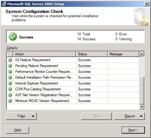 windows 2008 mdac version