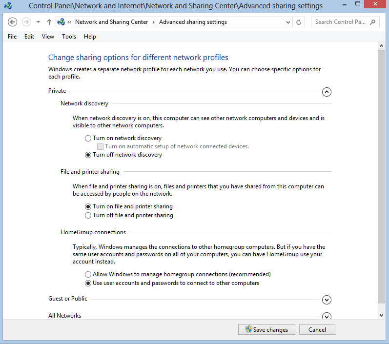 how so as to on network Discovery while windows 7