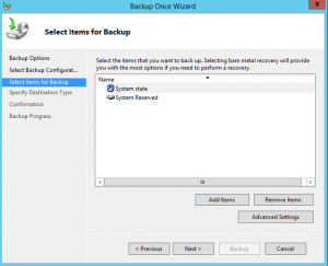 SelectItemsForBackup