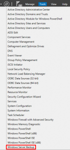 WindowsServerBackupTool