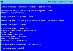 DISM_GetDrivers