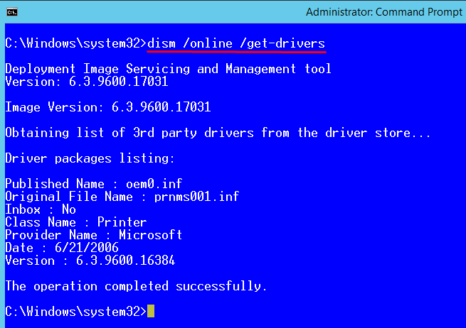 dism command windows 8.1