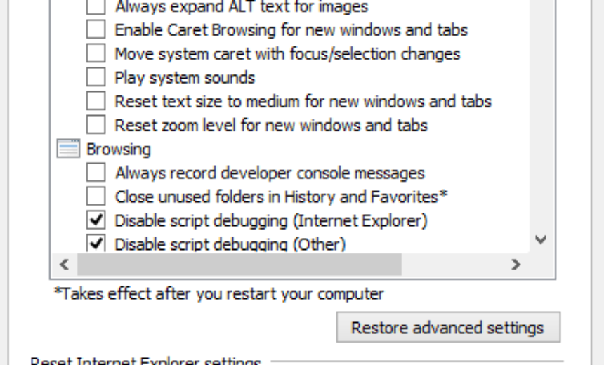 Сброс explorer. Internet explorer сброс настроек.
