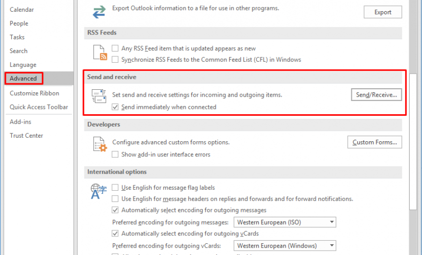 exchange emails getting stuck in outbox outlook 2013