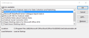 Outlook2016ManageAddins