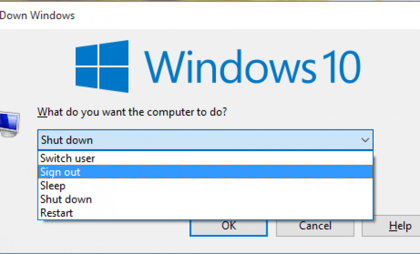 Sign Out Problem Pc Windows10_sign_out | Alexander's Blog
