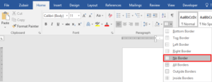 How to Get Rid of Unwanted Horizontal Line in Word | Alexander's Blog