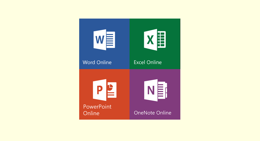 Microsoft Office 365 logo. Word, PowerPoint, Excel, Scype, Access