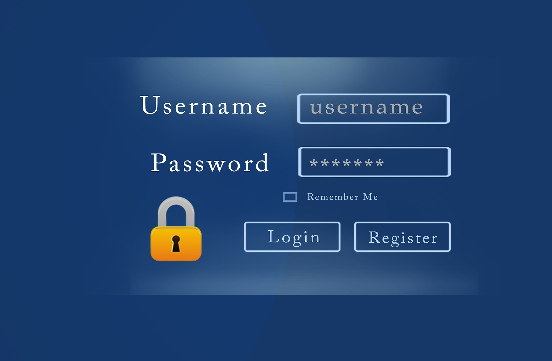 Username and Password