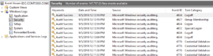 Event Viewer Security Log