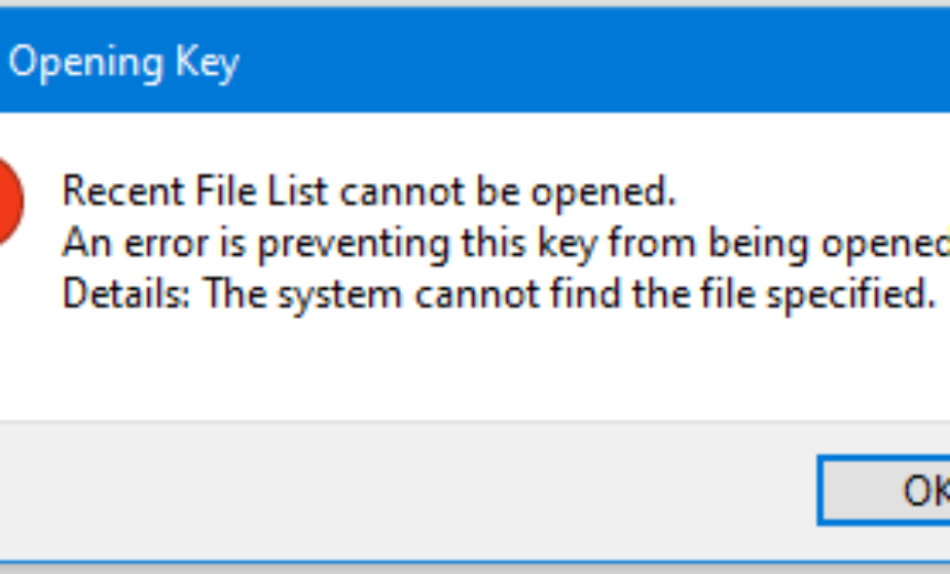 erroropeningkey Alexander's Blog