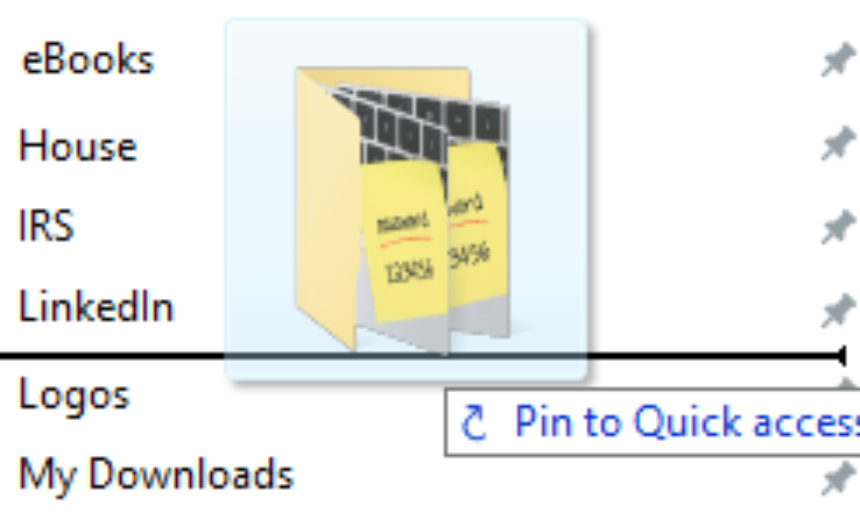 Pin to Quick Access