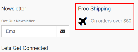 Free shipping