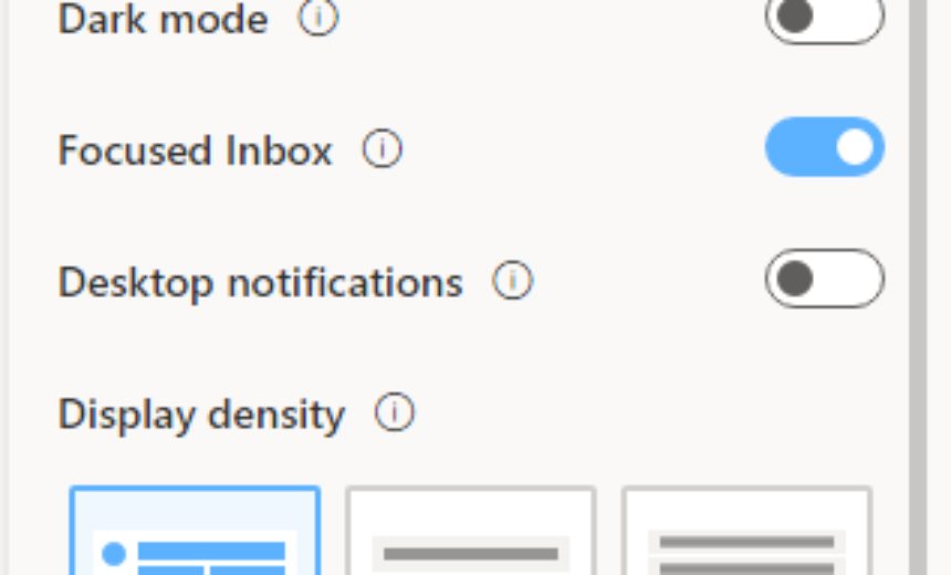Outlook on the Web Settings