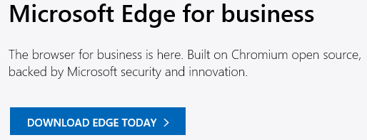 Updating Microsoft Edge on Windows Server