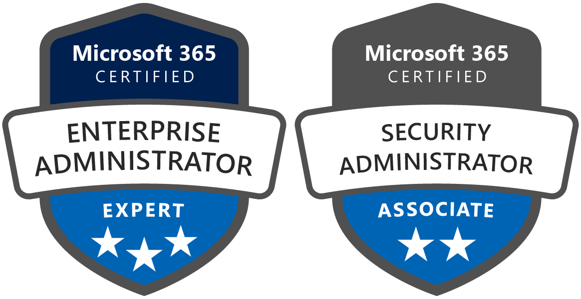 M365 Certified Enterprise Administrator Expert & Security Administrator Associate
